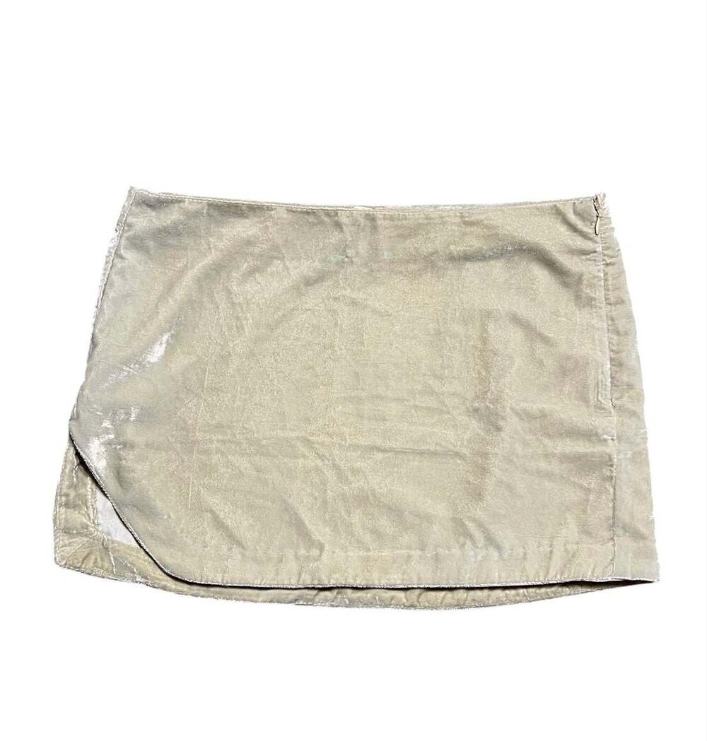 Free People Velvet Mini Skirt Size L